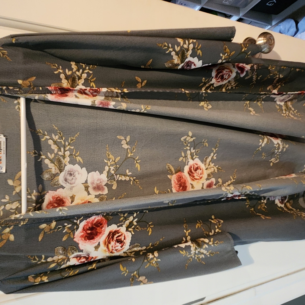 Floral Gray Kimono Cardigan